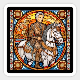 Andrew Jackson leader Sticker